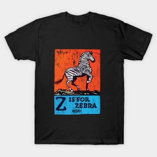 Zebra-1 Distressed T-Shirt